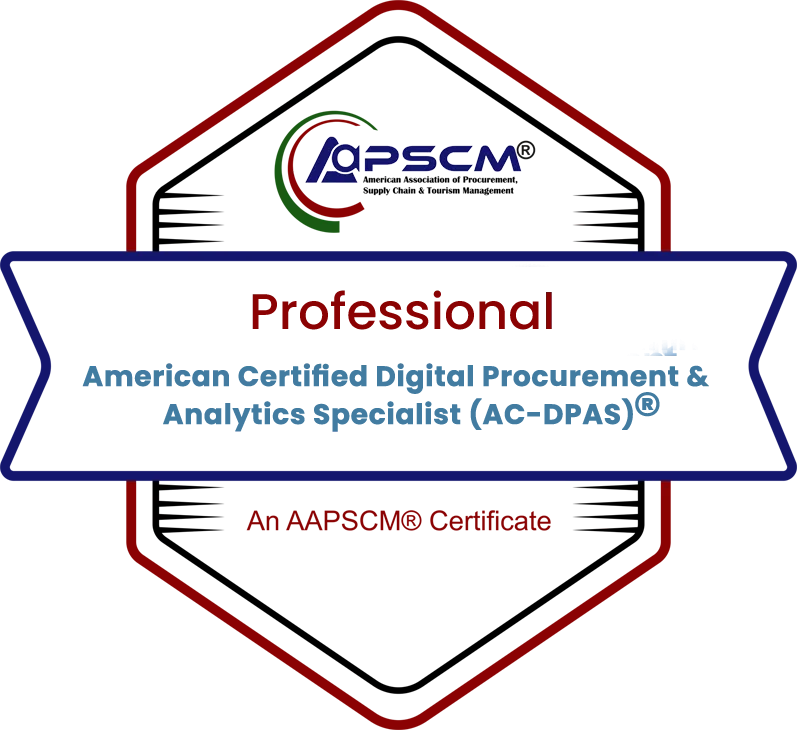 American Certified Digital Procurement & Analytics Professional (AC-DPA)® badge