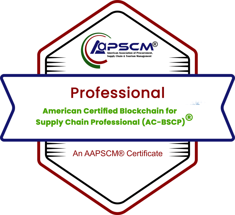 American Certified Blockchain for Supply Chain Professional ® badge