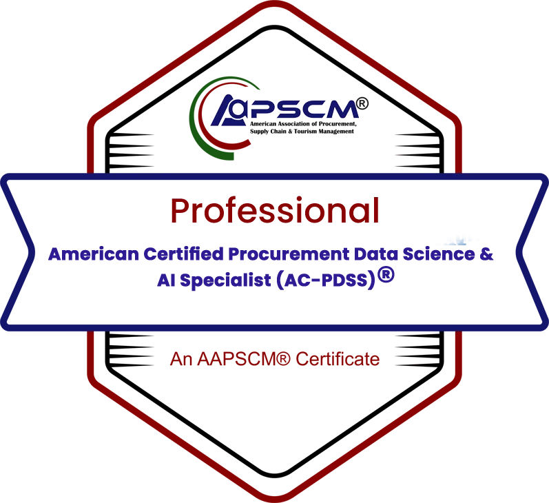 American Certified Procurement Data Science & AI Professional(AC-PDS)® badge