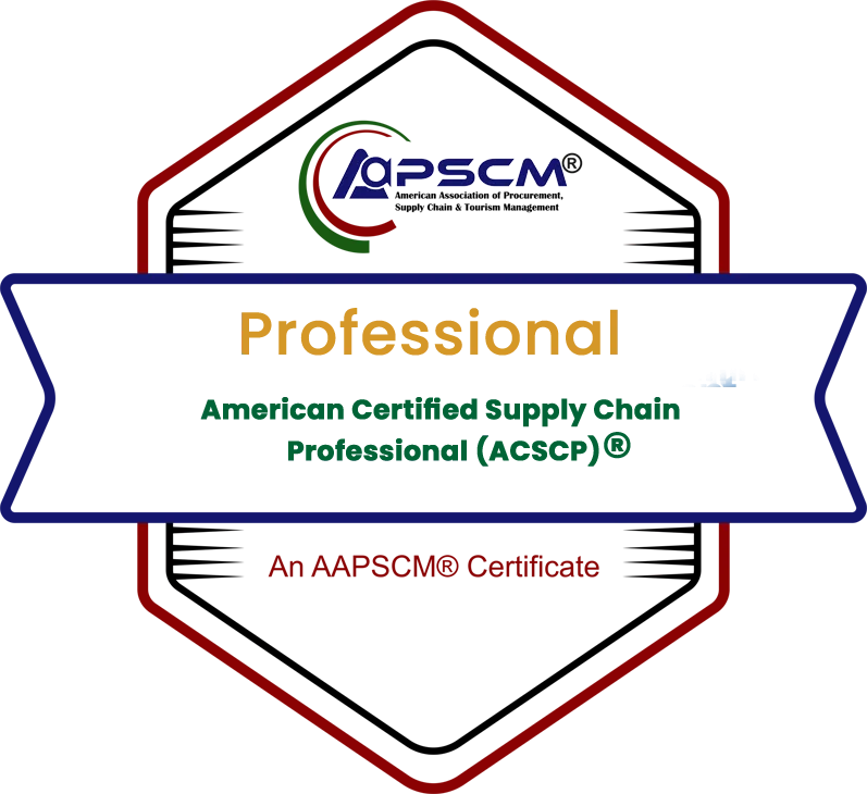 American Certified Supply Chain Professional (ACSCP)® badge