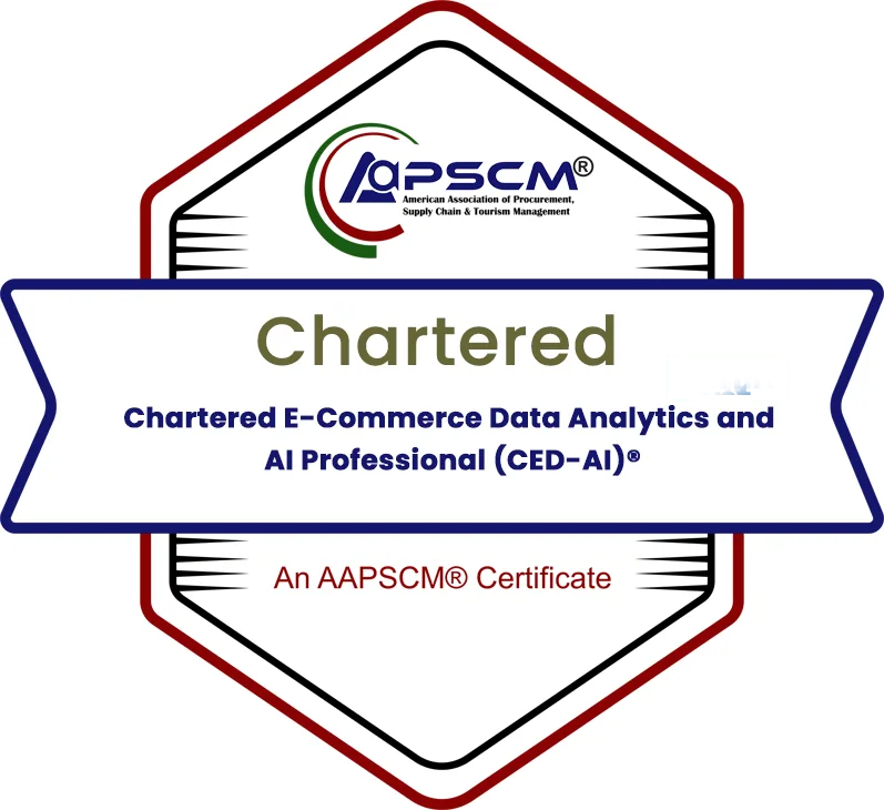 Chartered E-Commerce Data Analytics and AI Professional (CED-AI)® badge