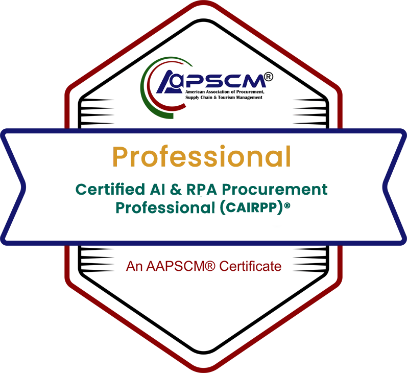 Certified AI & RPA Procurement Professional (CAIRPP)® badge